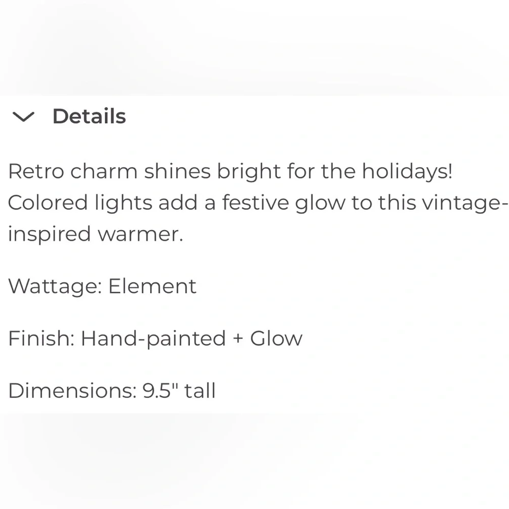 New SCENTSY MERRY LITTLE CHRISTMAS WARMER